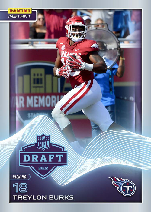 Shop Treylon Burks 22 NFL Draft NFT Digital Trading Cards