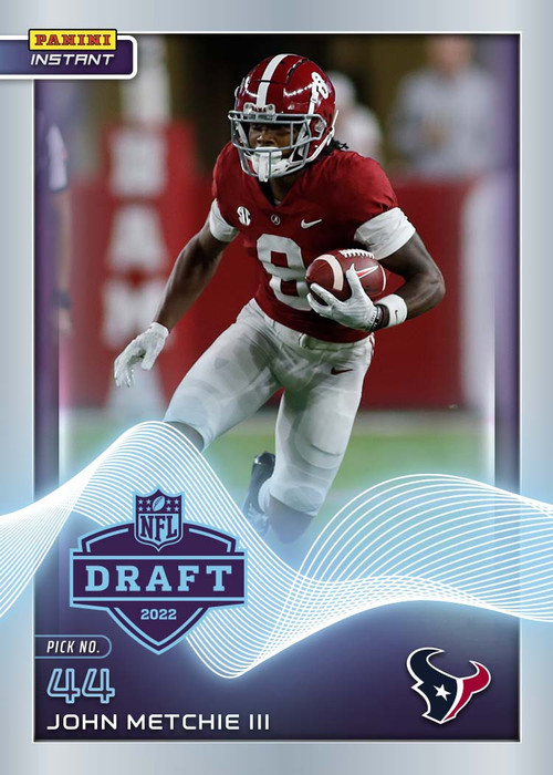 NFL Houston Texans 2022 Instant Draft Night Football Single Card