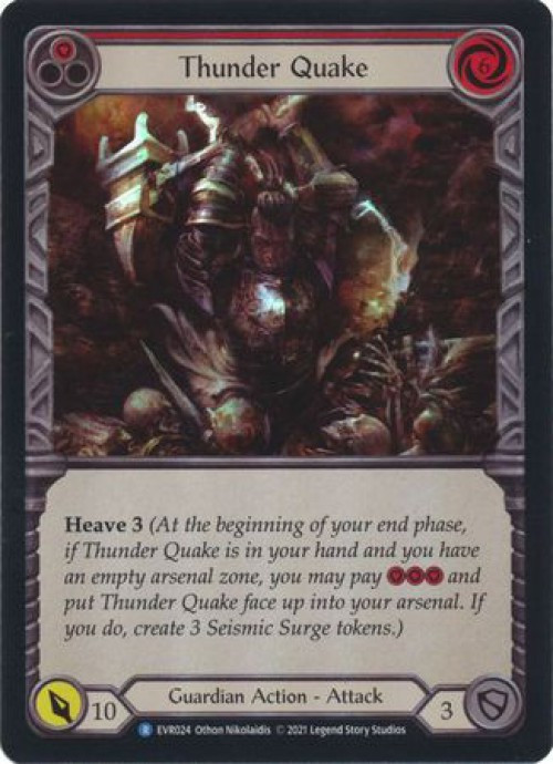 Flesh and Blood Trading Card Game Everfest Single Card Rare Thunder