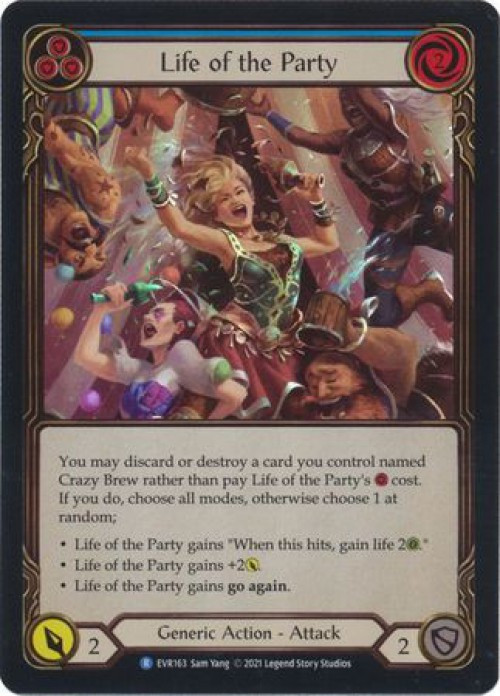 Flesh and Blood Trading Card Game Everfest Single Card Rare Life of the