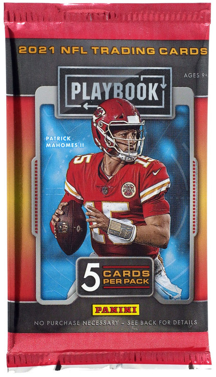 NFL Panini 2021 Playbook Football Trading Card MEGA Box Pack 5 Cards ...
