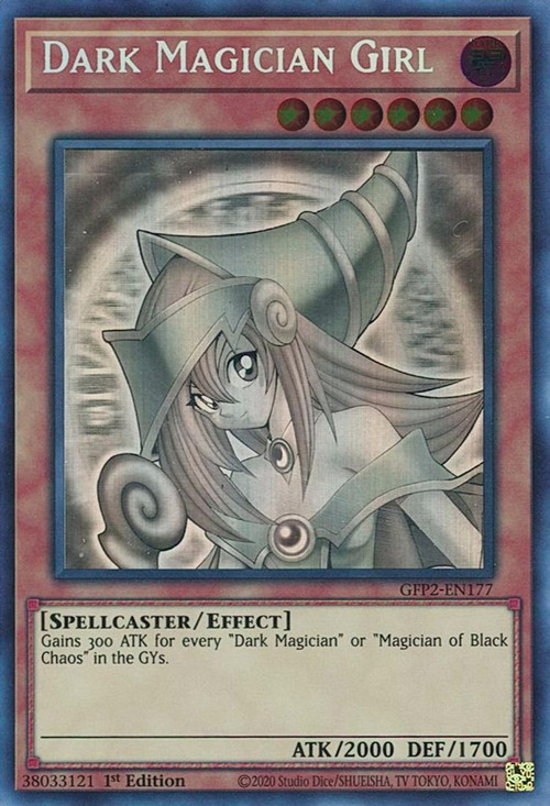 YuGiOh Trading Card Game 2022 Ghosts From The Past 2nd Haunting Single Card Ghost Rare Dark Magician Girl GFP2-EN177 - ToyWiz YuGiOh Trading Card Game 2022 Ghosts From The Past 2nd Haunting Single Card Ghost Rare Dark Magician Girl GFP2-EN177 - ToyWiz
