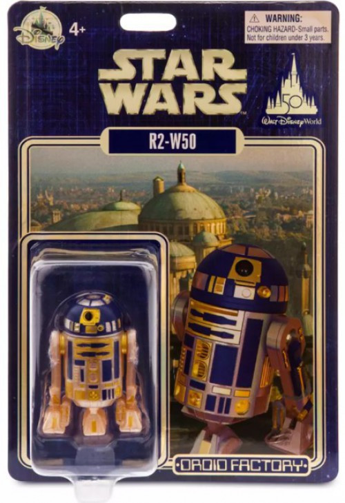 Disney Wars Droid Factory R2-W50 Action Figure Walt Disney World 50th - ToyWiz