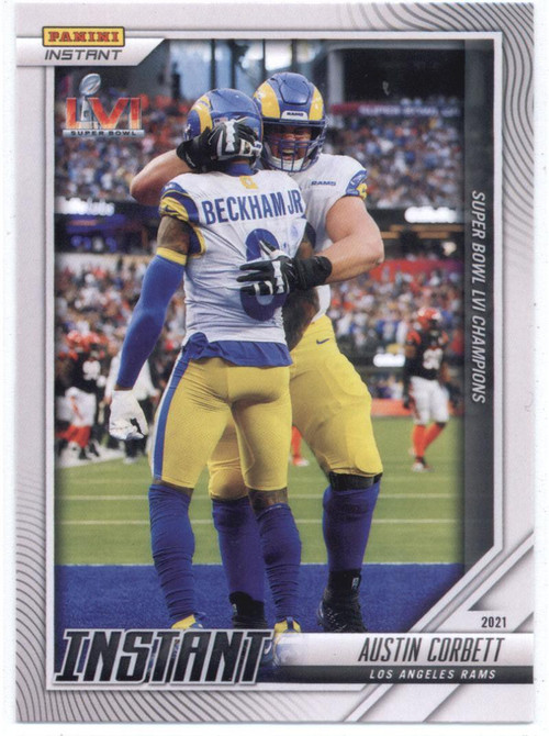 NFL Los Angeles Rams 2022 Super Bowl 56 Champions Single Card Ben Skowronek  8 - ToyWiz