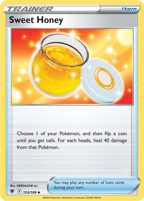 Pokemon Trading Card Game Sword Shield Astral Radiance Single Card Uncommon  Sweet Honey 153 - ToyWiz