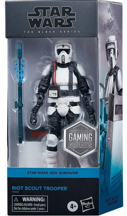 Star Wars Jedi: Survivor Black Series Riot Scout Trooper Action Figure  [Gaming Greats]