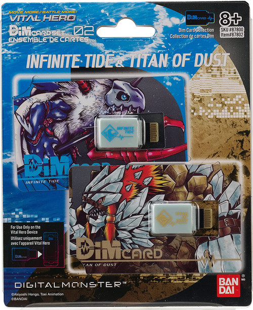 Digimon Volcanic Beat & Blizzard Fang DiM Cards Expansion For The Vi