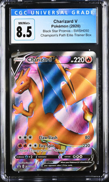 Pokemon Promo Ultra Rare Charizard G LV.X DP45 (CGC - Ex/NM+ 6.5  (3927676053))