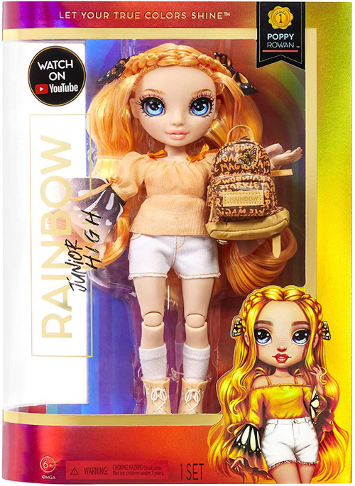 Rainbow High Junior High Series 1 Poppy Rowan Doll MGA