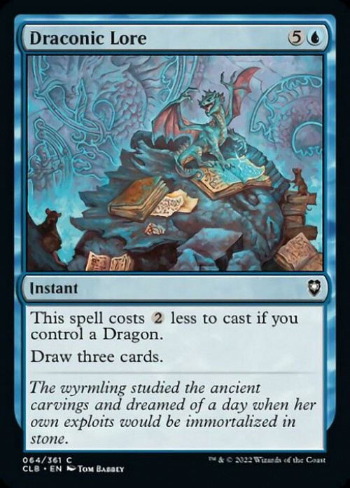 Draconic Lore (foil)
