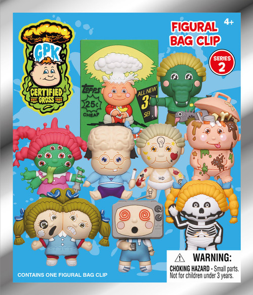 Garbage Pail Kids 3D Figural Foam Bag Clip Series 2 Garbage Pail