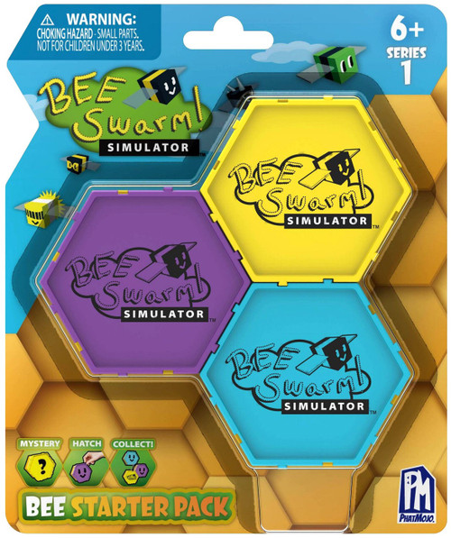 Roblox Bee Swarm Simulator Series 1 Bee Starter Pack Mystery 3-Pack  PhatMojo - ToyWiz