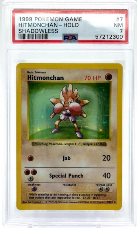 英語版初期 Hitmonchan shadowless holo Hitmonchan [Shadowless