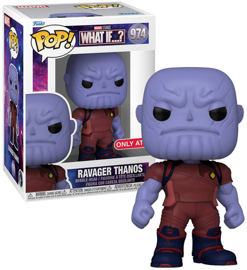 Funko Marvel What If POP Marvel Ravager Thanos Exclusive Vinyl