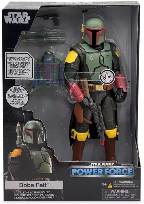 Disney Star Wars Power Force Boba Fett Exclusive Talking Action Figure