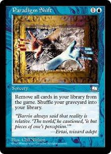 Magic The Gathering Weatherlight Single Card Rare Paradigm Shift