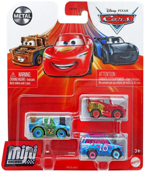 Disney Pixar Cars Die Cast Metal Mini Racers Superfly, Rusteze