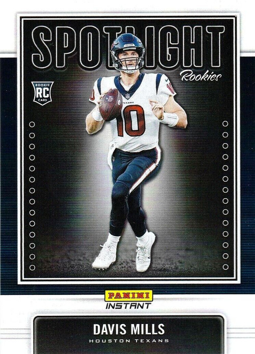 2021 Davis Mills Nfl Draft Night Pick 67 Panini Instant Texans Rookie Card  #28