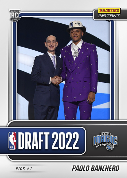 NBA Orlando Magic 2022-23 Instant Draft Night Basketball Paolo Banchero  Trading Card DN1 1 Pick Panini - ToyWiz