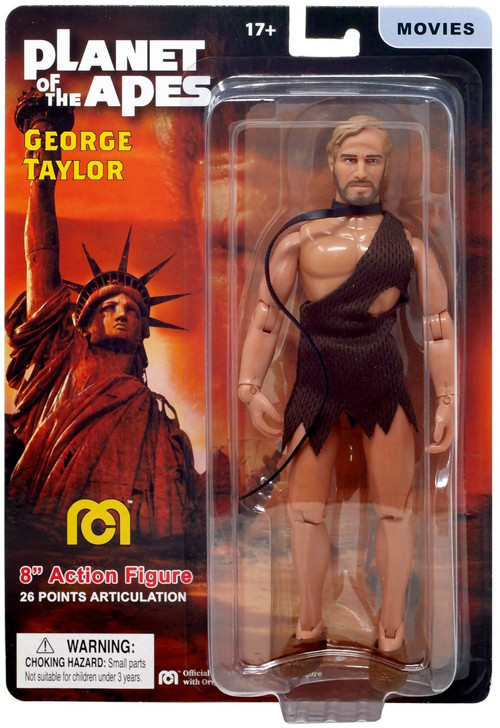 Planet of the Apes George Taylor 8 Action Figure Mego Corp - ToyWiz