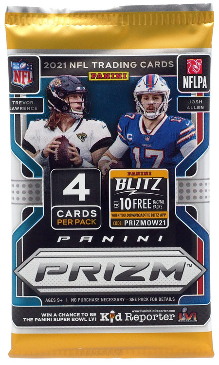 2021 NFL PANINI PRIZM CELLO MULTI-PACK - 15 CARDS – JR'S SPORTS