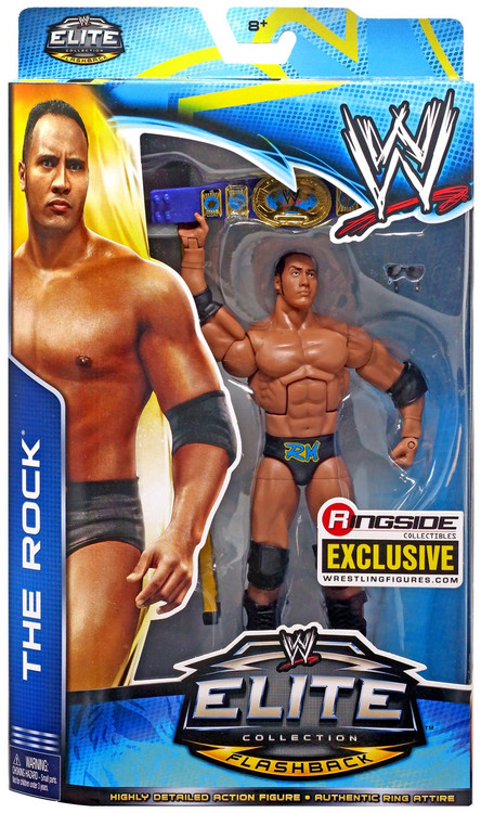 WWE Wrestling Elite Collection Flashback The Rock Exclusive