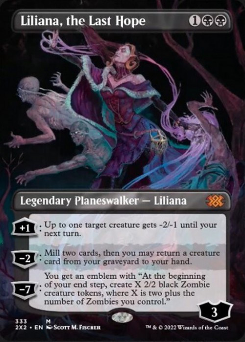 black planeswalker card