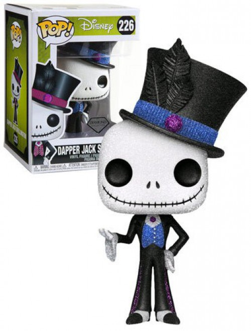 Funko Nightmare Before Christmas POP! Disney Dapper Jack Skellington  Exclusive Vinyl Figure #226 [Diamond Collection, Special Edition]  (Pre-Order