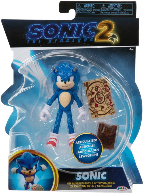 Gedateerd storm deze Sonic the Hedgehog 2 Movie Sonic 4 Action Figure Map Ring Pouch Jakks  Pacific - ToyWiz