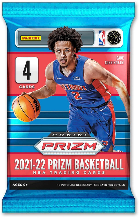 NBA Panini 2021-22 Prizm Basketball Trading Card RETAIL Pack 4