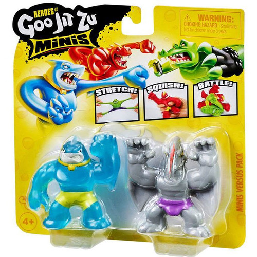 Heroes of Goo Jit Zu Wubber Warriors MINIS Thrash Terrack Figure 2