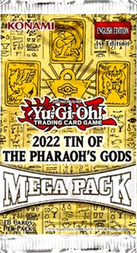 YuGiOh 2022 Tin of the Pharaoh's Gods Booster Mega Pack [18 Cards]