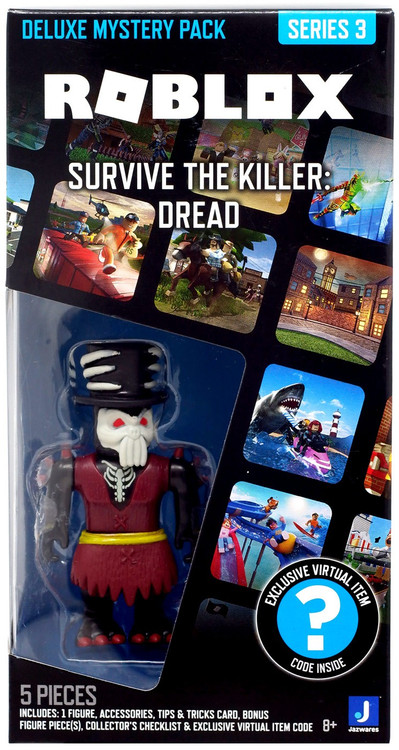 Roblox Survive the Killer Dread 3 Deluxe Mystery Pack Includes
