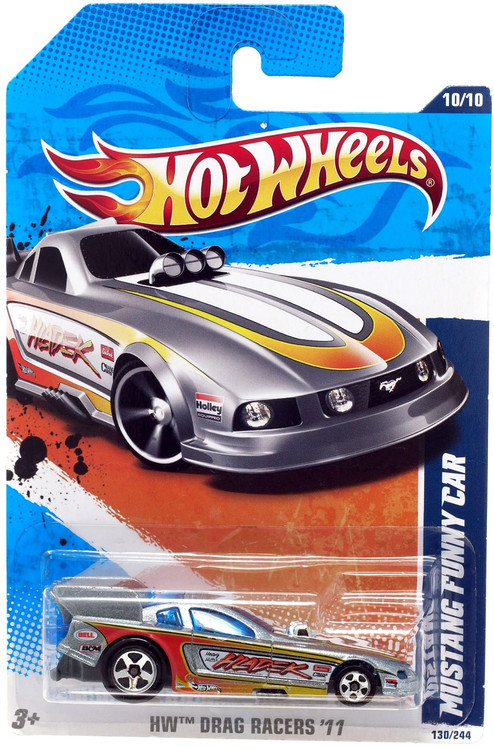 Hot Wheels HW Drag Racers 11 Mustang Funny Car Diecast Car Mattel