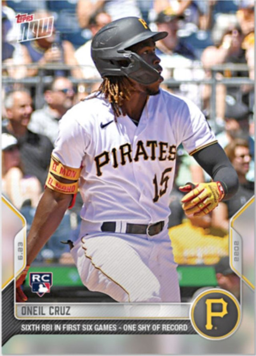 MLB Pittsburgh Pirates 2022 NOW Baseball Single Card Oneil Cruz ...