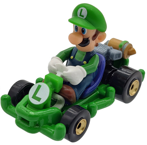 Hot Wheels Mario Kart Luigi Diecast Car [Pipe Frame Loose]