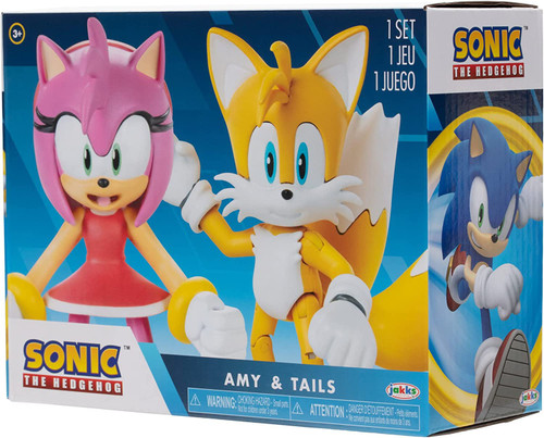 Sonic Boom 3 Action Figure Bundle - Sonic Tails Amy Knuckles Dr Eggman