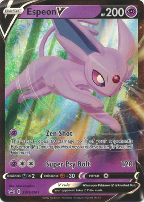 Pokemon Trading Card Game Sword Shield Promo Single Card Espeon V