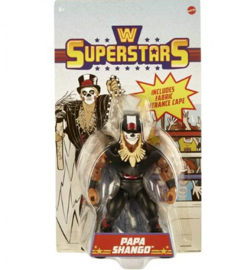 WWE Wrestling Retro Superstars Papa Shango Exclusive Action