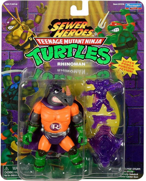 Teenage Mutant Ninja Turtles Sewer Heroes Rhinoman Exclusive