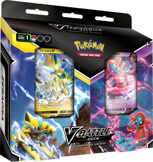Pokemon Zeraora vs. Deoxys V Battle Deck BUNDLE 2 Decks, 6 Trainer