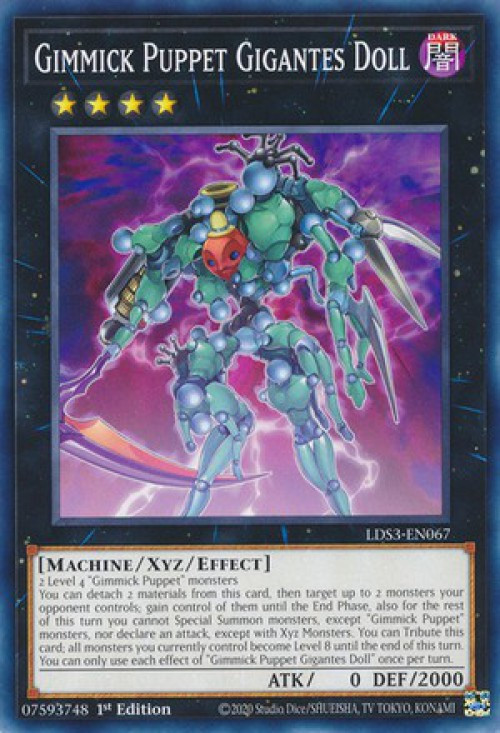 YuGiOh Legendary Duelists Season 3 Single Card Common Gimmick Puppet Gigantes Doll LDS3-EN067 - ToyWiz YuGiOh Legendary Duelists Season 3 Single Card Common Gimmick Puppet Gigantes Doll LDS3-EN067 - ToyWiz