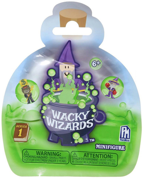 Wacky Wizards Mini Figure Series 1 Mystery Pack 1 RANDOM Figure Phat ...