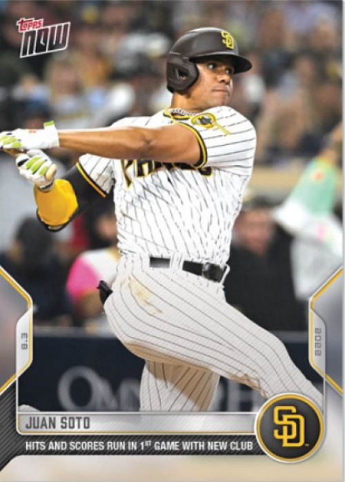 MLB San Diego Padres 2022 NOW Baseball Single Card Juan Soto