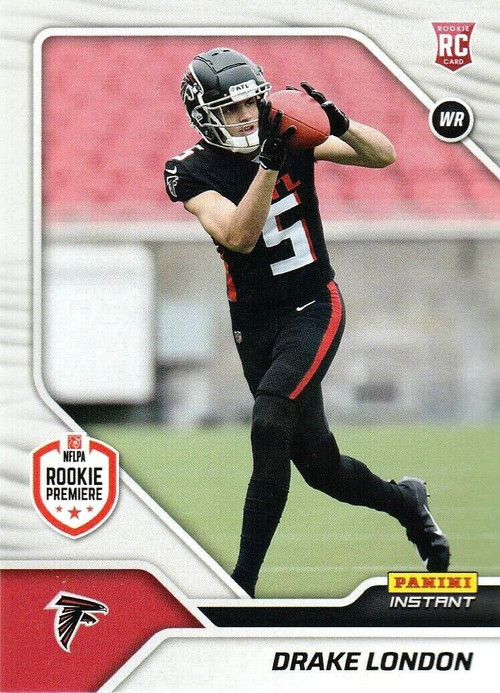 Atlanta Falcons: Drake London 2022 Mini Cardstock Cutout