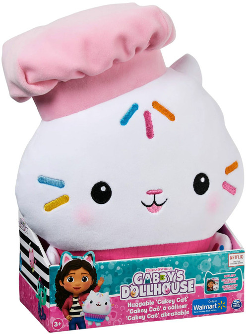 Gabby's Dollhouse, Purr-ific Plush Toys 2-Pack with Cakey Cat and Mercat,  Kids Toys for Ages 3 and up