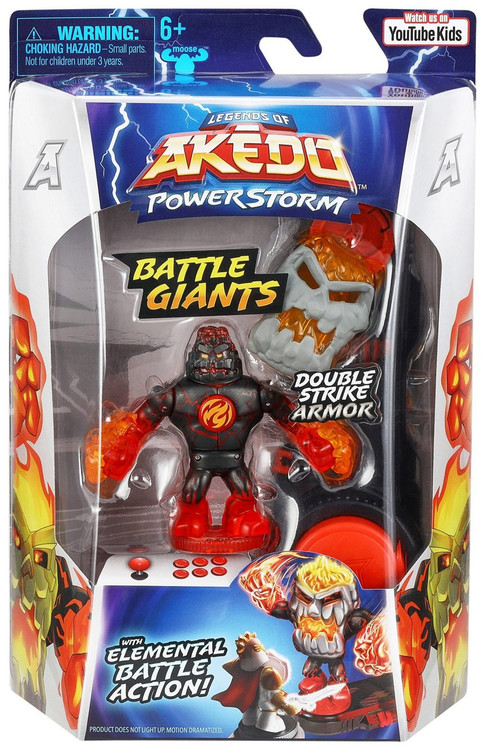 Akedo Powerstorm – Coffret Duel Volcrag Vs Shatterclaw – 2 Figurines Géantes