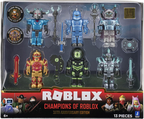 Jazwares Legends of Roblox 15th Anniversary, 6 Action Figure Pack *2 ITEM  CODES*