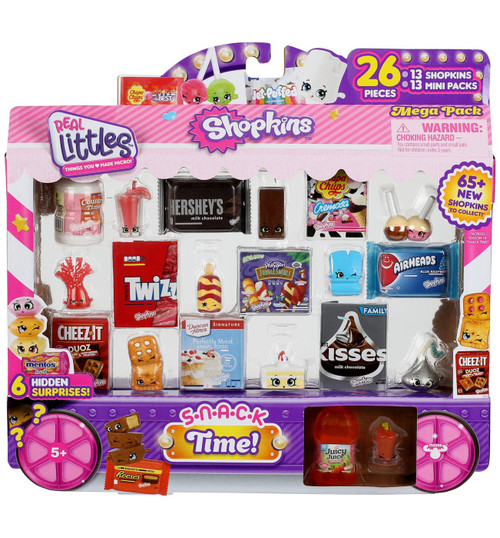 Shopkins Real Littles Series 16 Snack Time 26-Piece Mega Pack 13 Shopkins  13 Mini Packs Moose Toys - ToyWiz