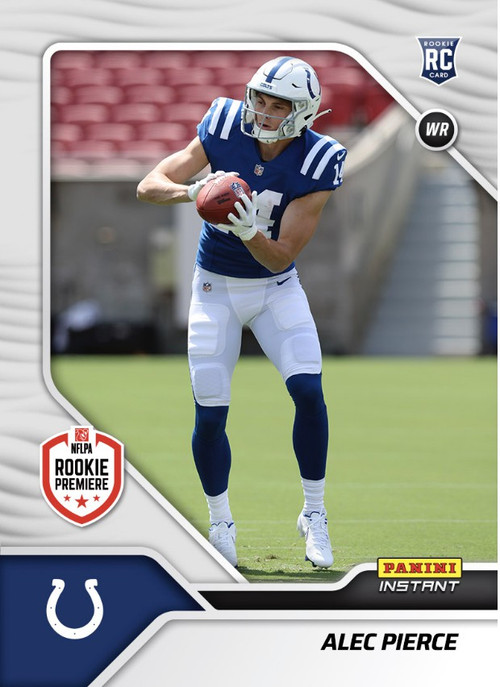 2022 CONTENDERS OPTIC #61 ALEC PIERCE ROOKIE TICKET INDIANAPOLIS COLTS RC